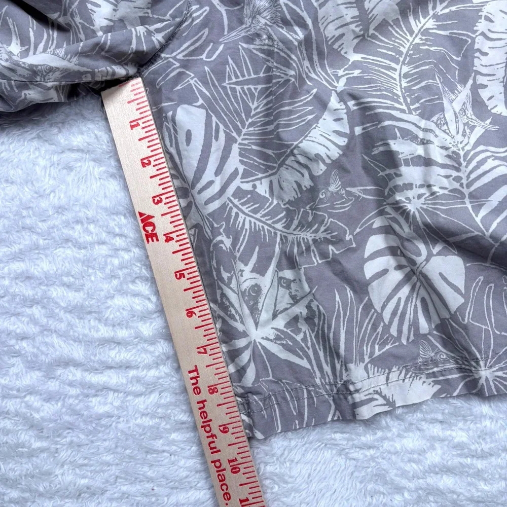 Columbia‎ Shorts Mens 40 Gray White Tropical Washed Out King Palms Chinos Hawaii